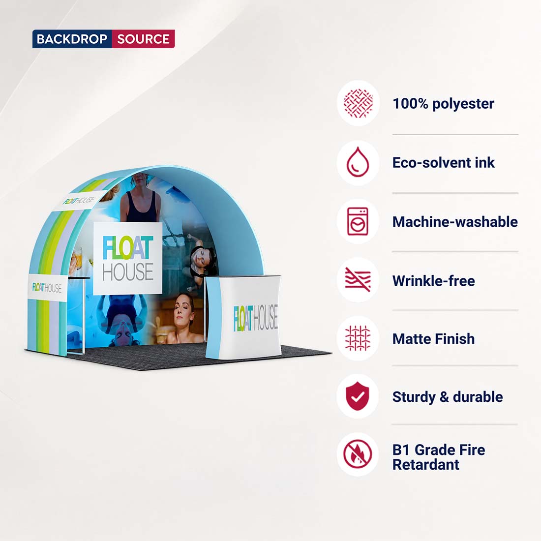 Portable Exhibit Display 10ft x 10ft - Model 27