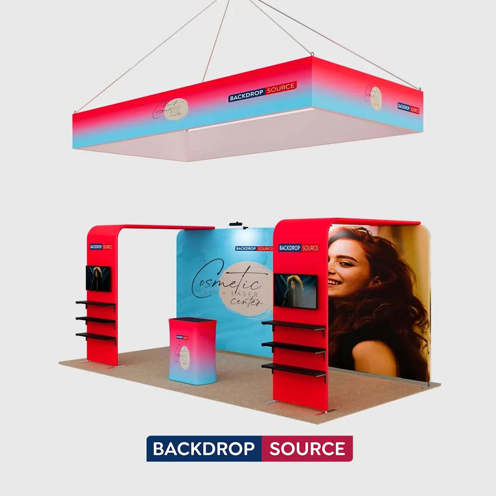 Portable Exhibit Display 10ft x 20ft - Model 15