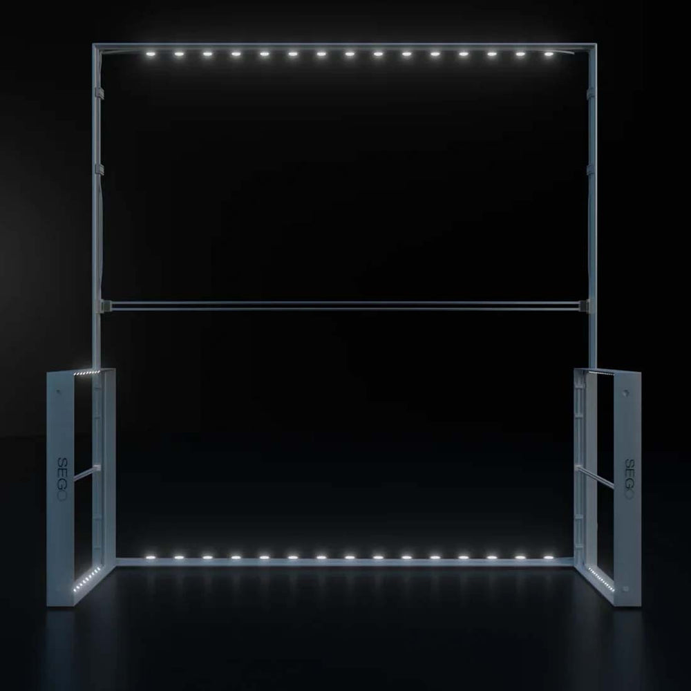 Stand retroiluminado SEGO de 10 pies - Modelo 3