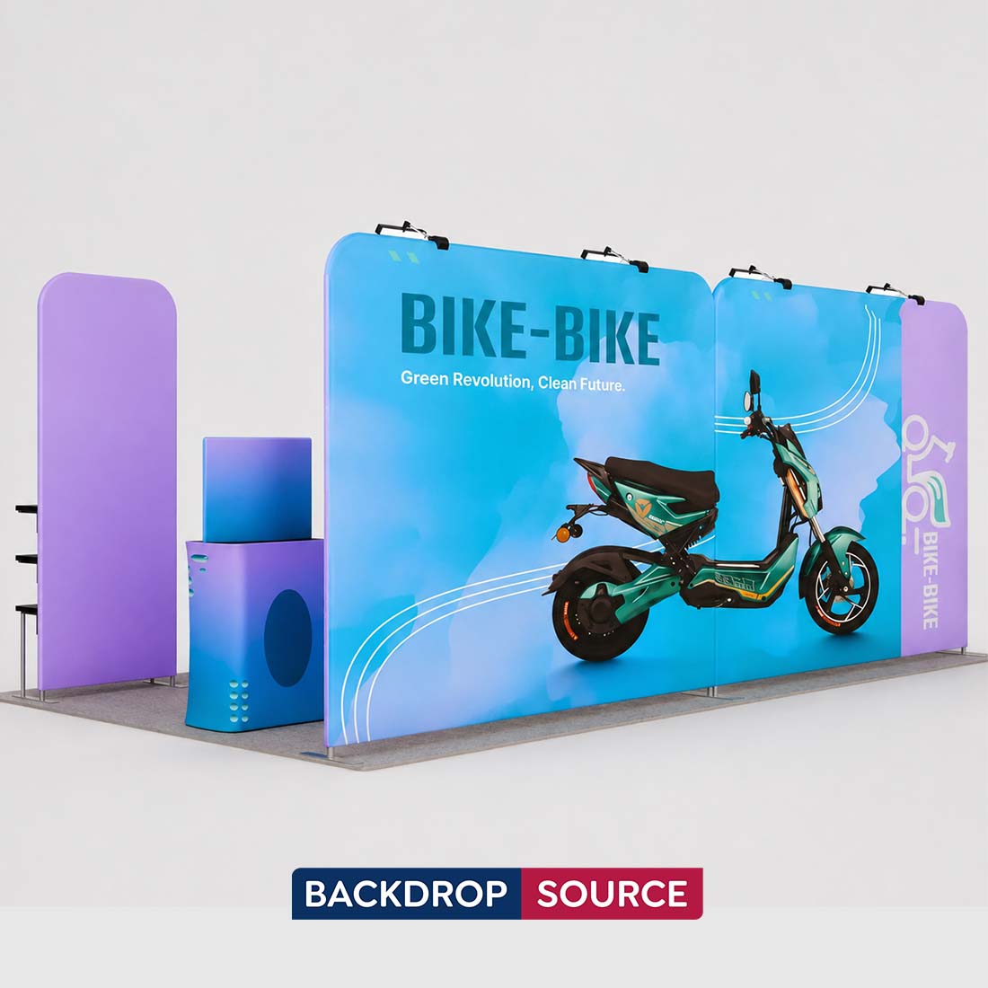 Portable Exhibit Display 10ft x 20ft - Model 14