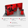 Portable Exhibit Display 10ft x 20ft - Model 8