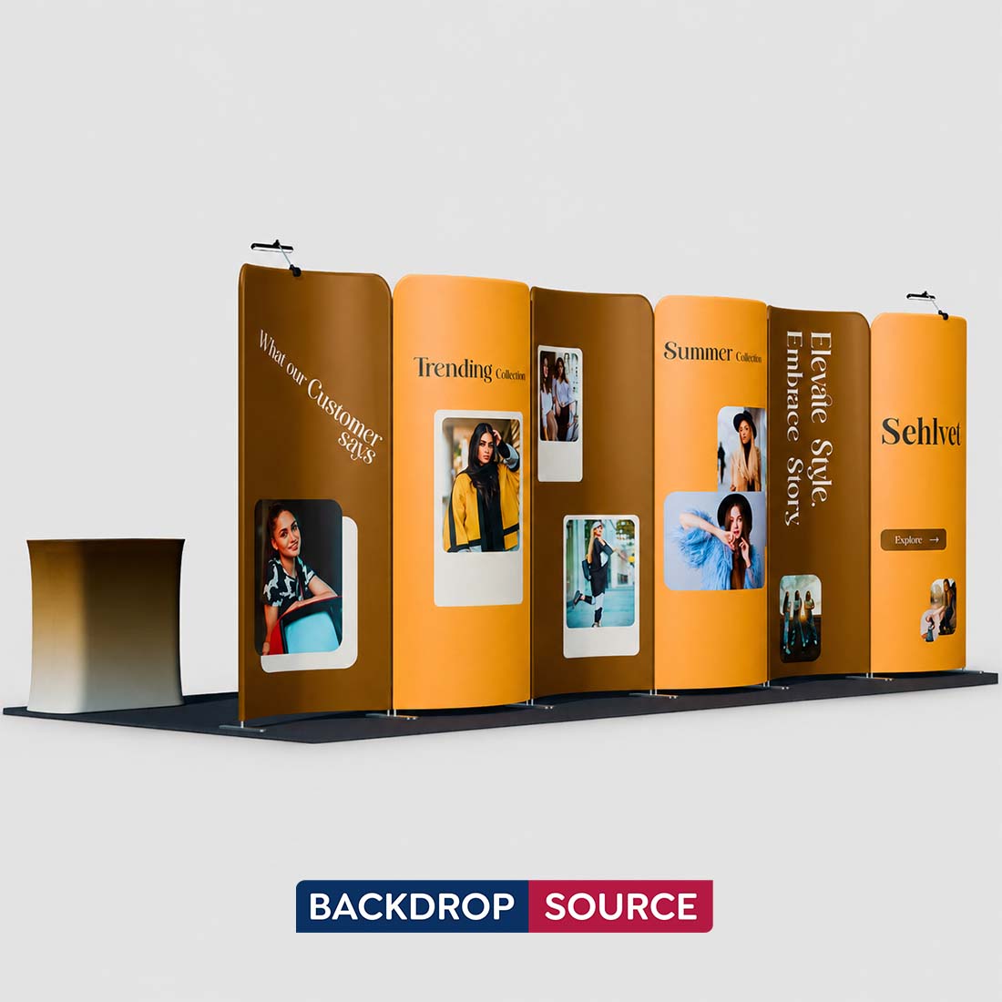 Portable Exhibit Display 10ft x 20ft - Model 17