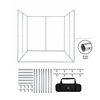 Custom Tension Fabric U-Shape Booth Backdrop