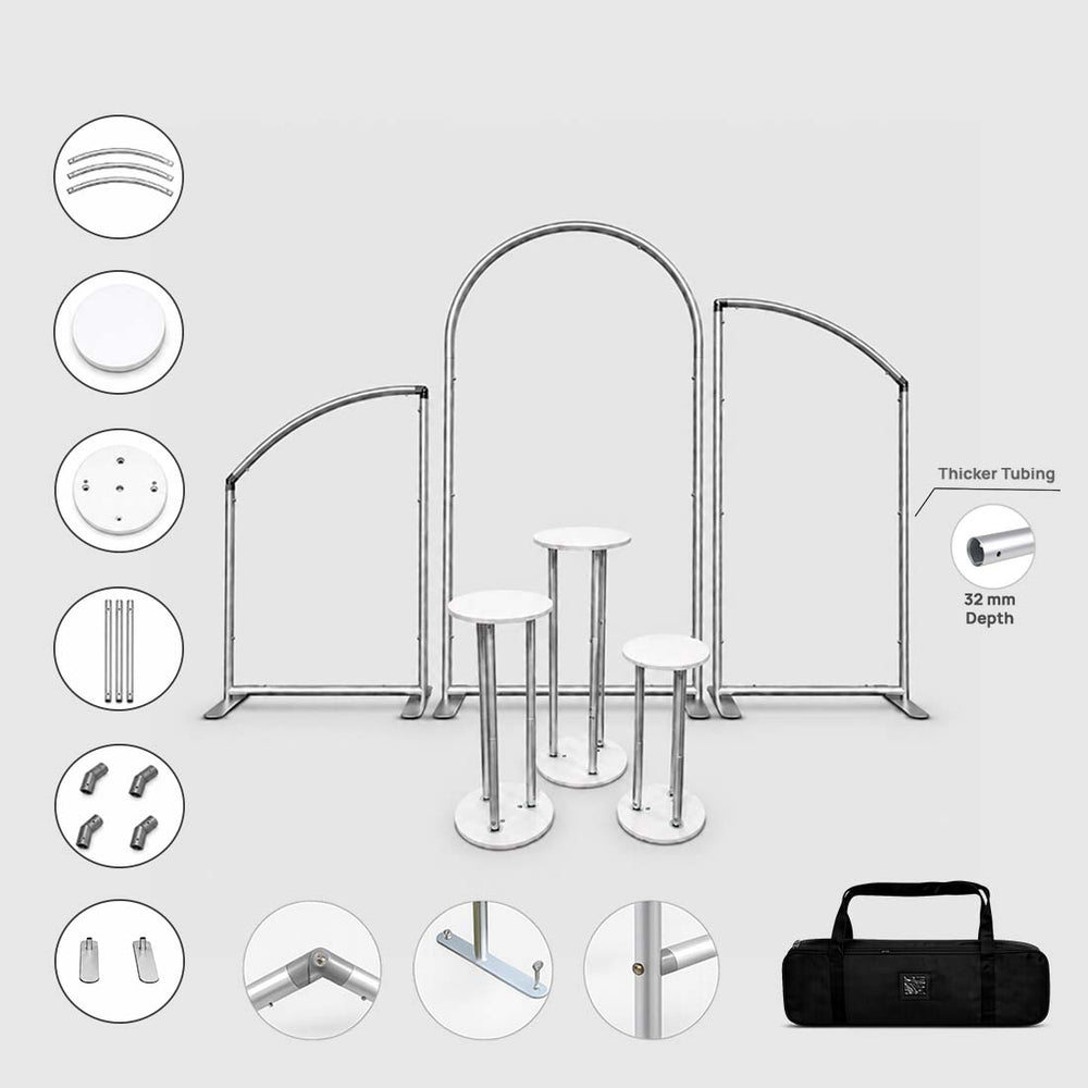 Conjuntos de fiesta en arco con pedestal - Modelo 2