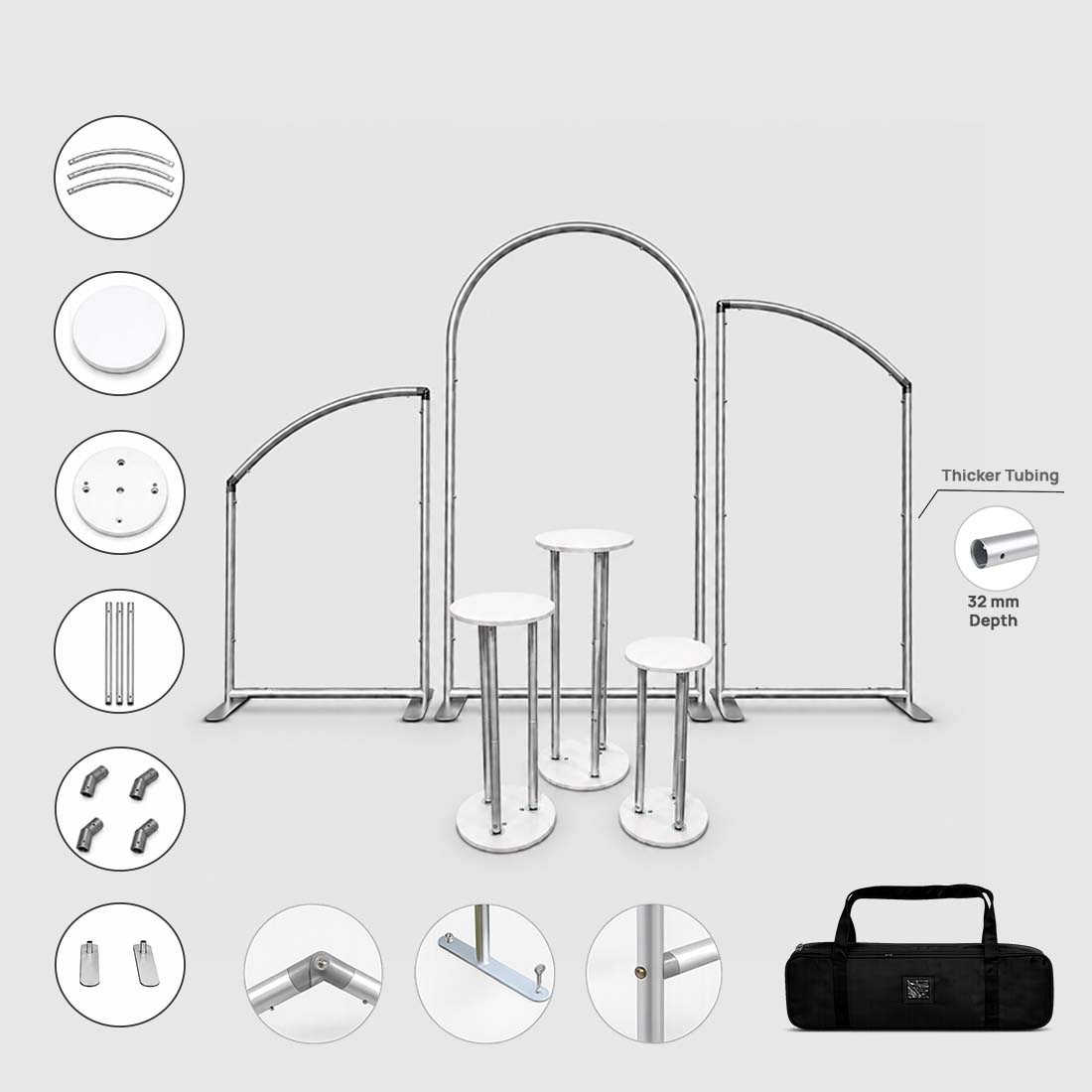 Conjuntos de fiesta en arco con pedestal - Modelo 2