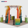 Modular Booth Kits 20ft x 20ft - Model 13