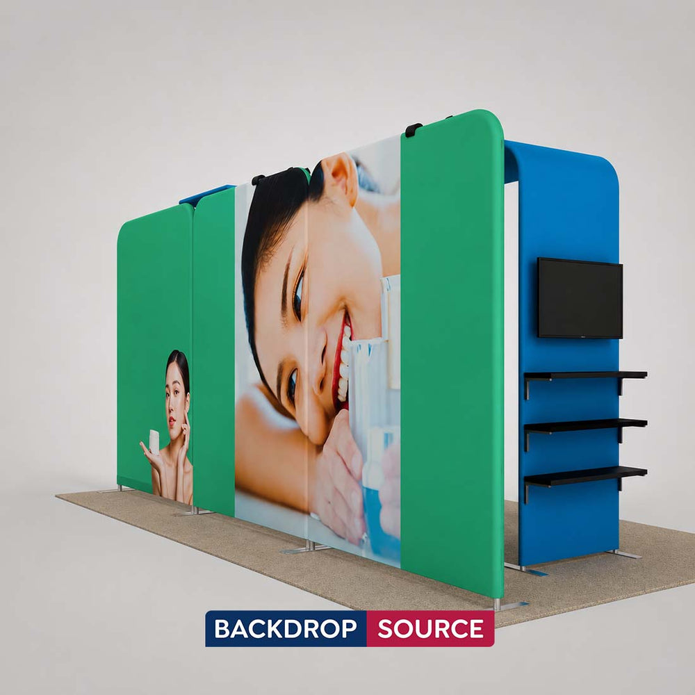 Portable Exhibit Display 10ft x 20ft - Model 11