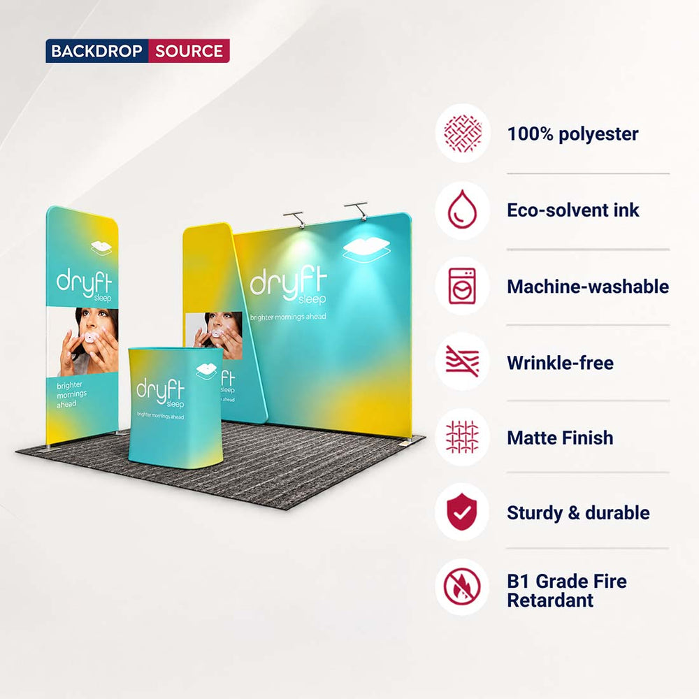Portable Exhibit Display 10ft x 10ft - Model 24