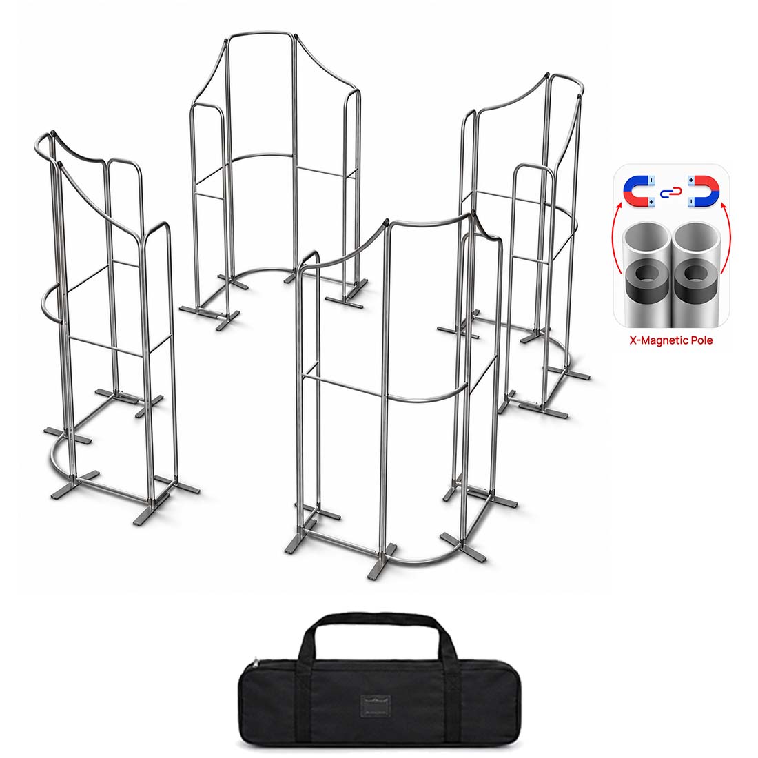 Magnetic Fabric Booth Display - Model 5 (20 x 20ft)