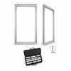 Wall-Mounted SEG Fabric display - 4" Depth
