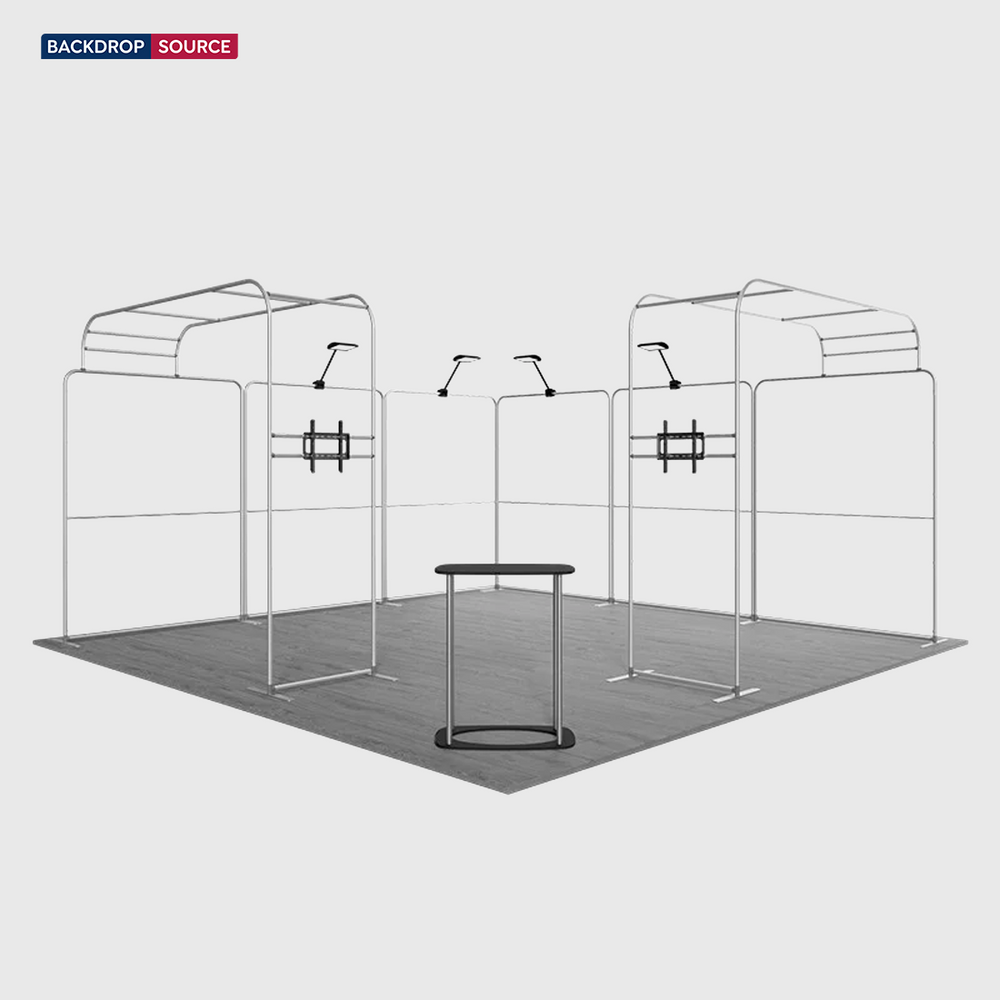 Modular Booth Kits 20ft x 20ft - Model 19