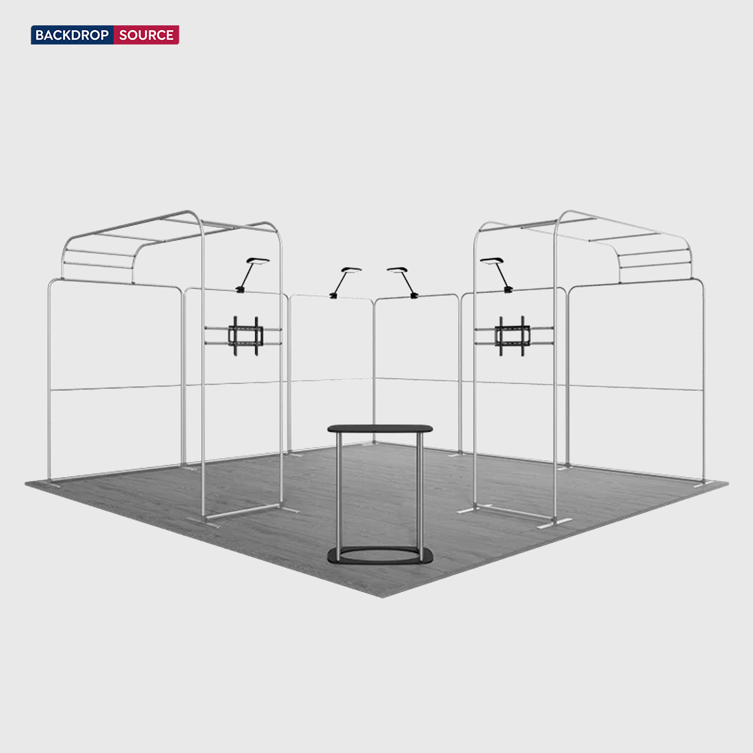 Modular Booth Kits 20ft x 20ft - Model 19