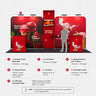 Portable Exhibit Display 10ft x 20ft - Model 12