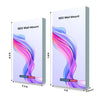 Wall-Mounted SEG Fabric display - 3.15" Depth