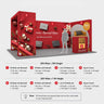 Portable Exhibit Display 10ft x 20ft - Model 19