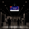 Backlit Rectangle Fabric Hanging Banner