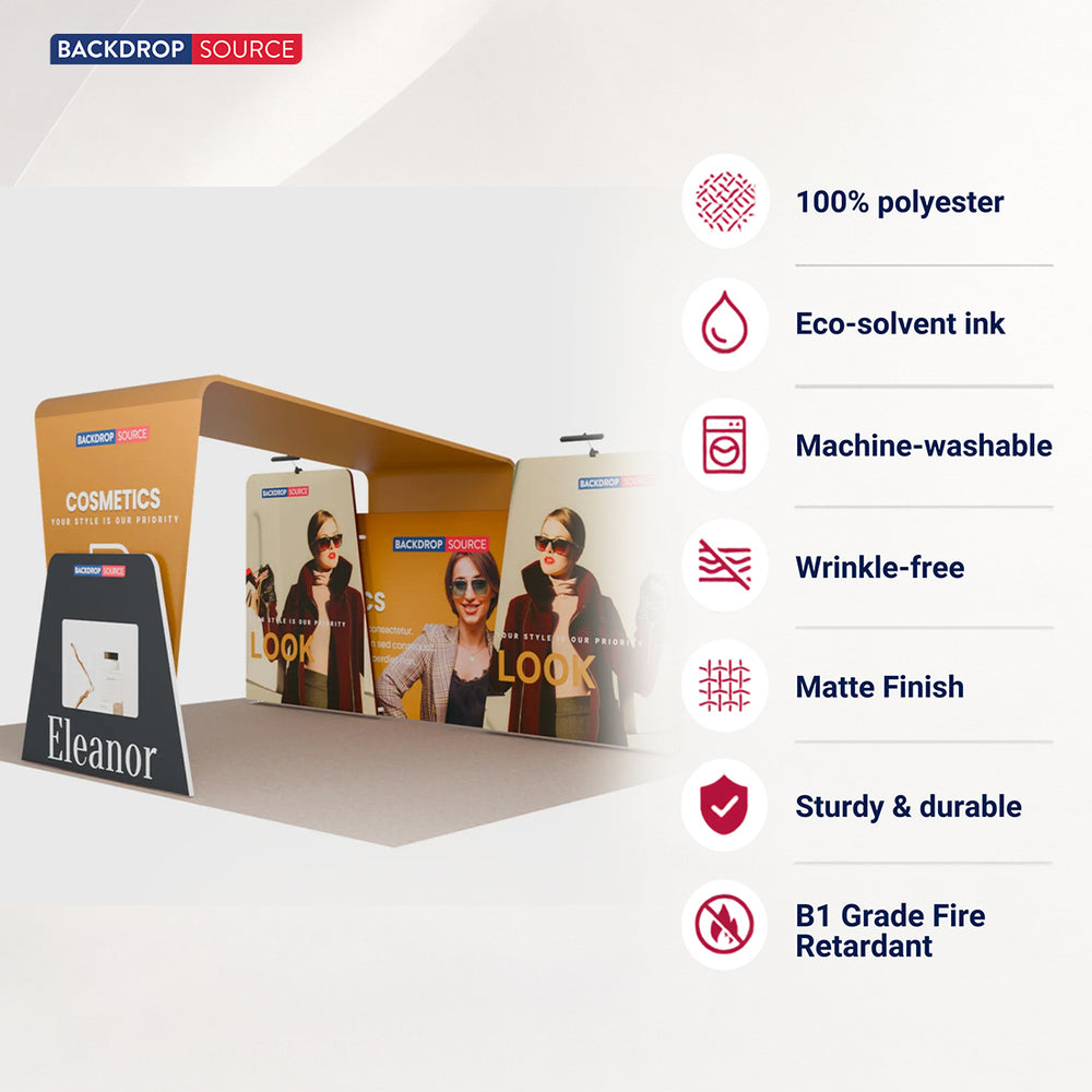Portable Exhibit Display 20ft x 10ft - Model 14