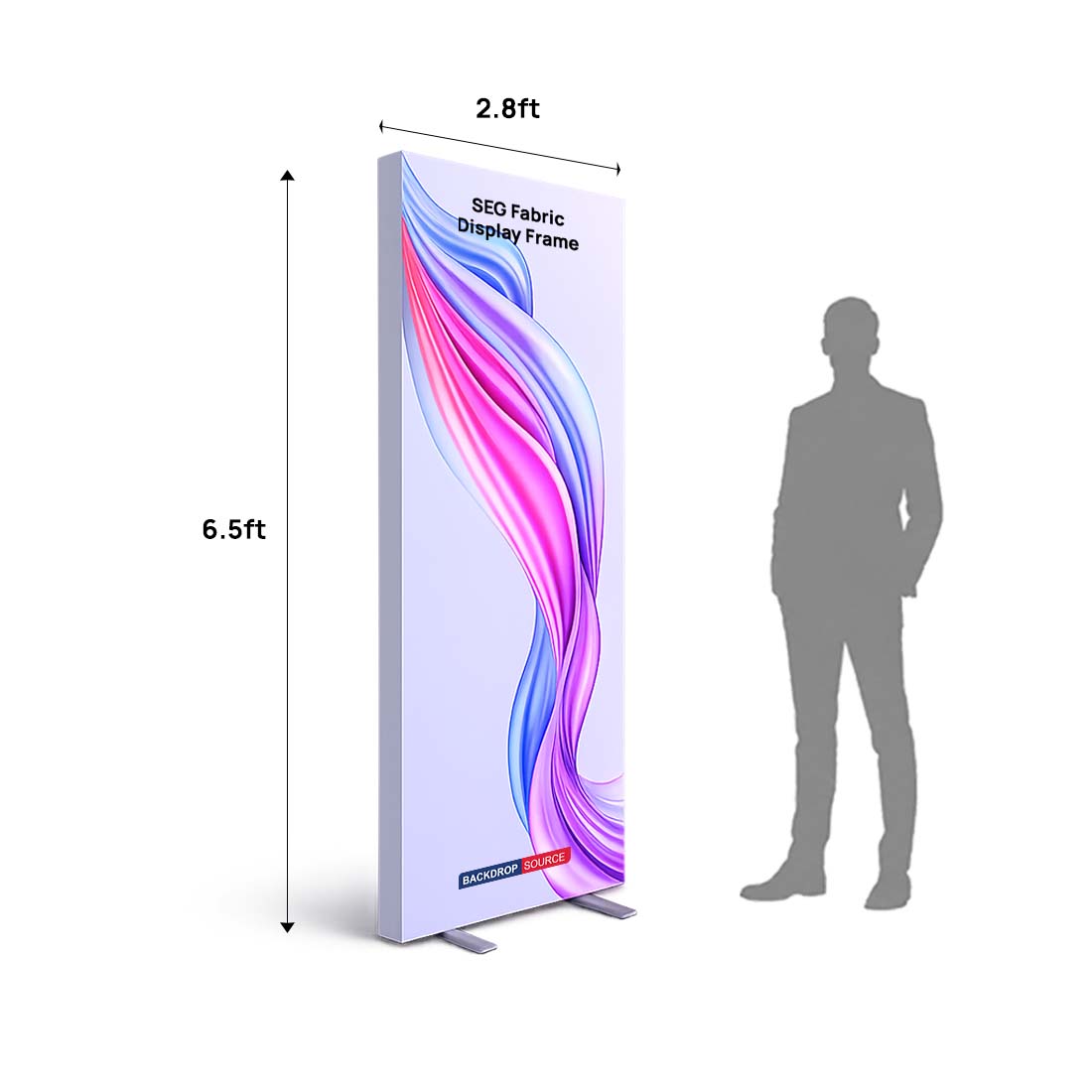 SEG Fabric Display Frame - 4.7inch Depth Aluminum Profile