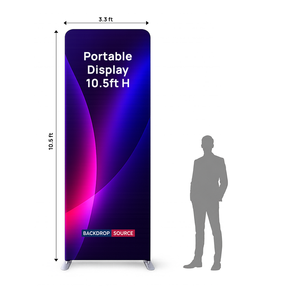 Exhibidor portátil - H-10.5ft