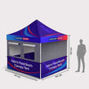 10ft x 10ft Fabric Food Booth Canopy Tent