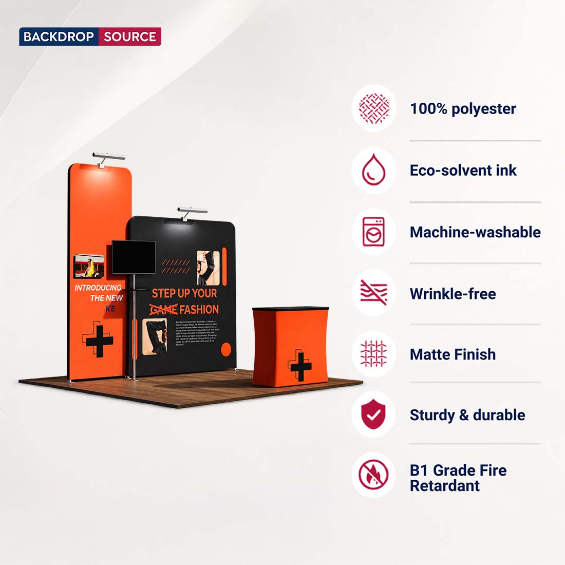 Portable Exhibit Display 10ft x 10ft - Model 13
