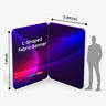 L-Shaped Fabric Banner Display