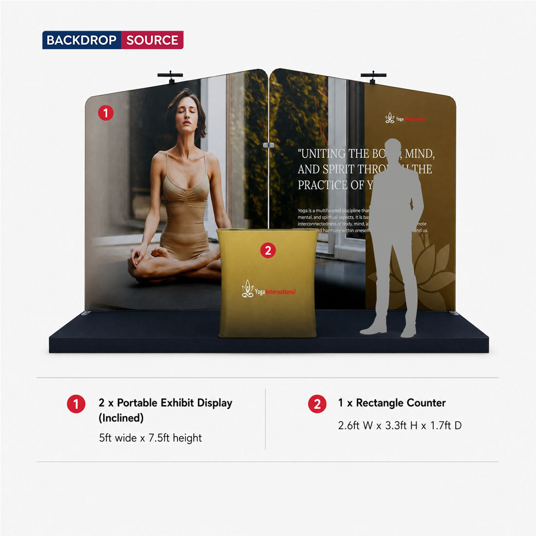 Portable Exhibit Display 10ft x 10ft - Model 39