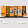 Portable Exhibit Display 10ft x 20ft - Model 17