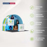 Portable Exhibit Display 10ft x 10ft - Model 27