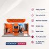 Portable Exhibit Display 10ft x 20ft - Model 13