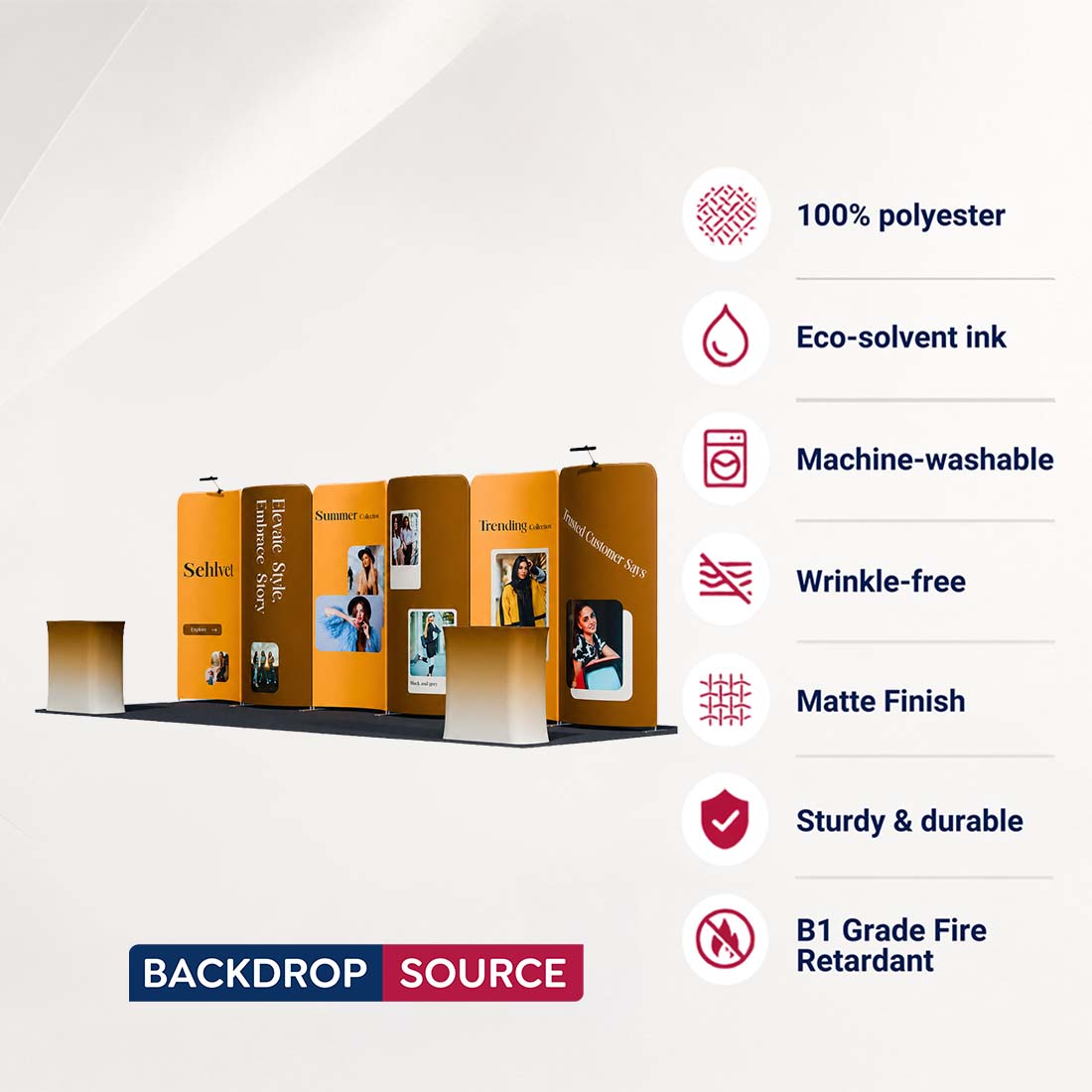 Portable Exhibit Display 10ft x 20ft - Model 17