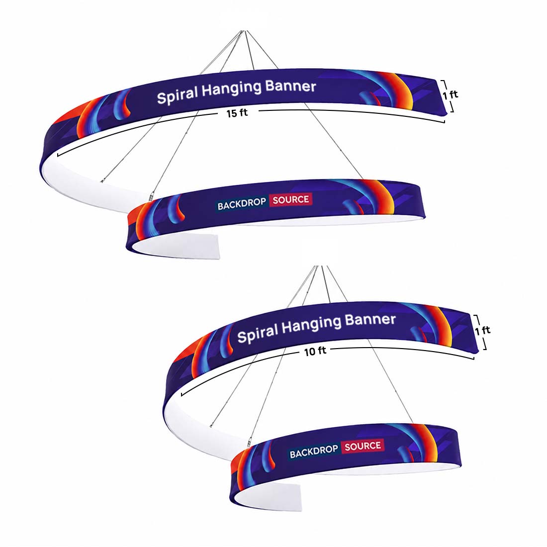 Spiral Hanging Banner