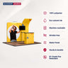 Portable Exhibit Display 10ft x 10ft - Model 6