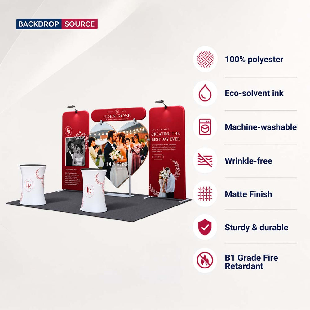 Portable Exhibit Display 10ft x 10ft - Model 38