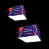Backlit Cubic Fabric Hanging Banner