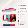 Portable Exhibit Display 10ft x 20ft - Model 15
