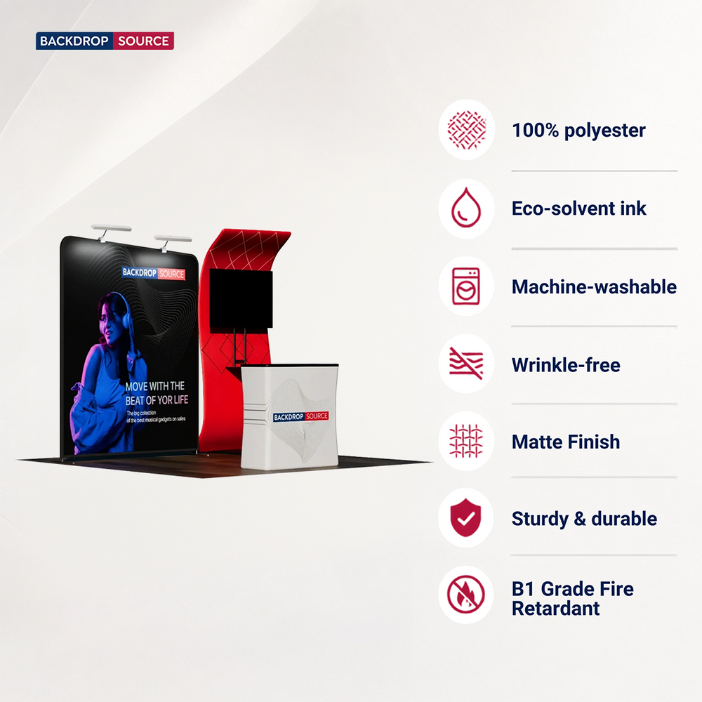 Portable Exhibit Display 10ft x 10ft - Model 12