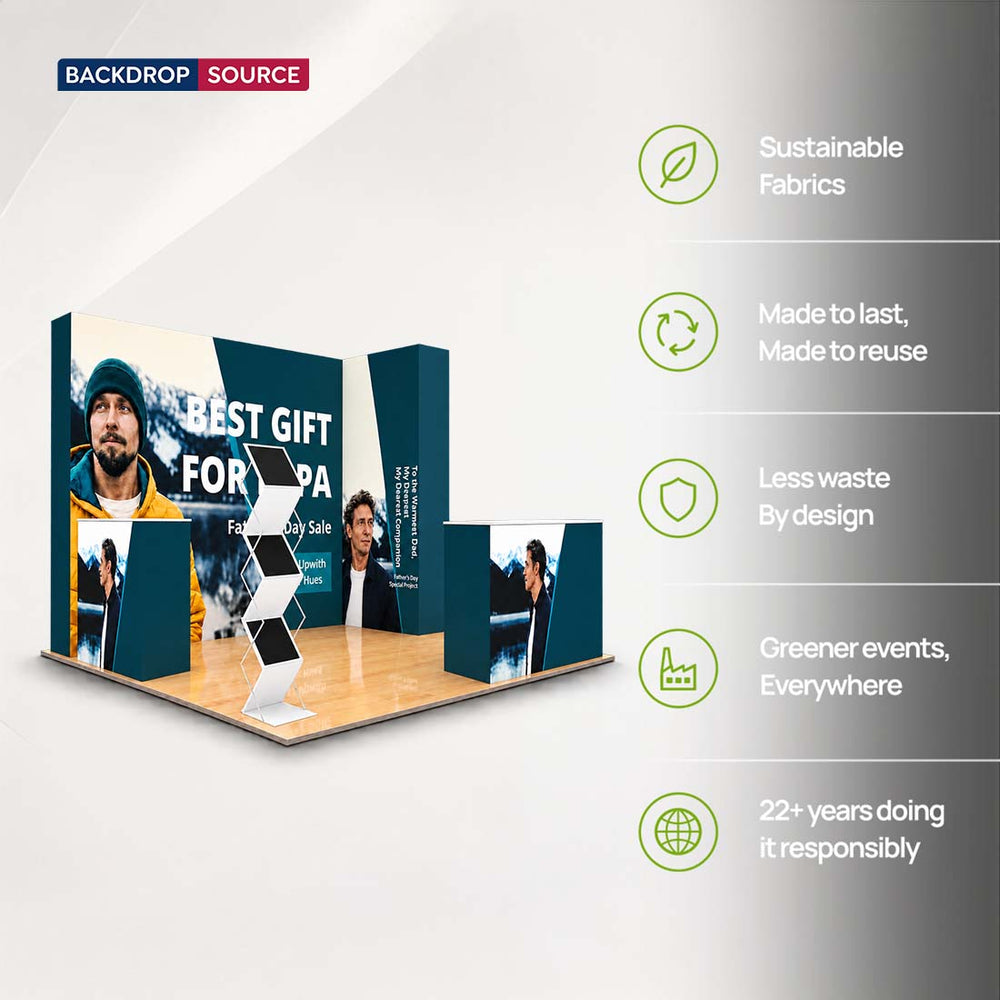 Portable Exhibit Display 10ft x 10ft - Model 42