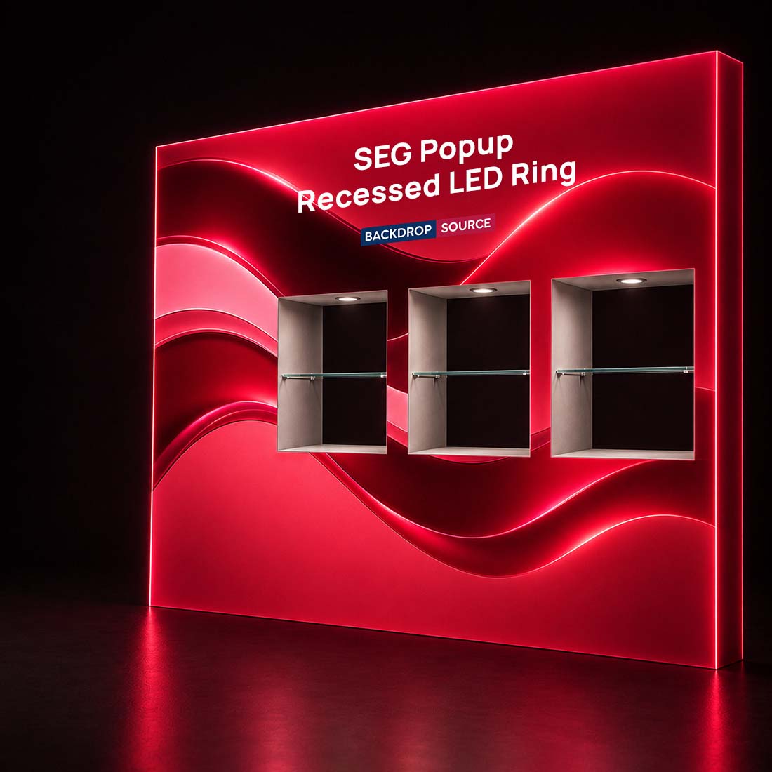 SEG Popup - Internal Showcase with Recessed Led Ring