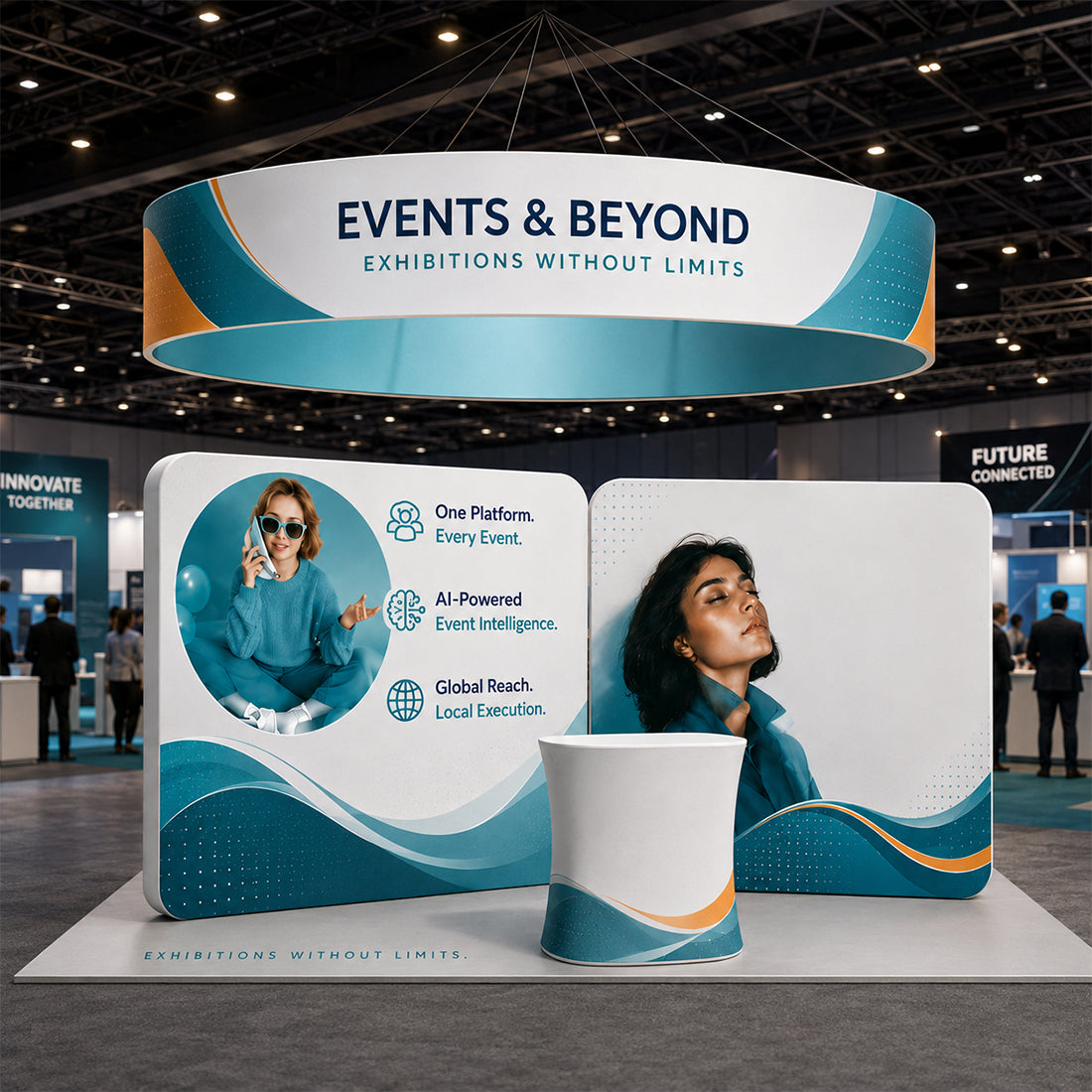 Modular Booth Kits 20ft x 20ft - Model 10