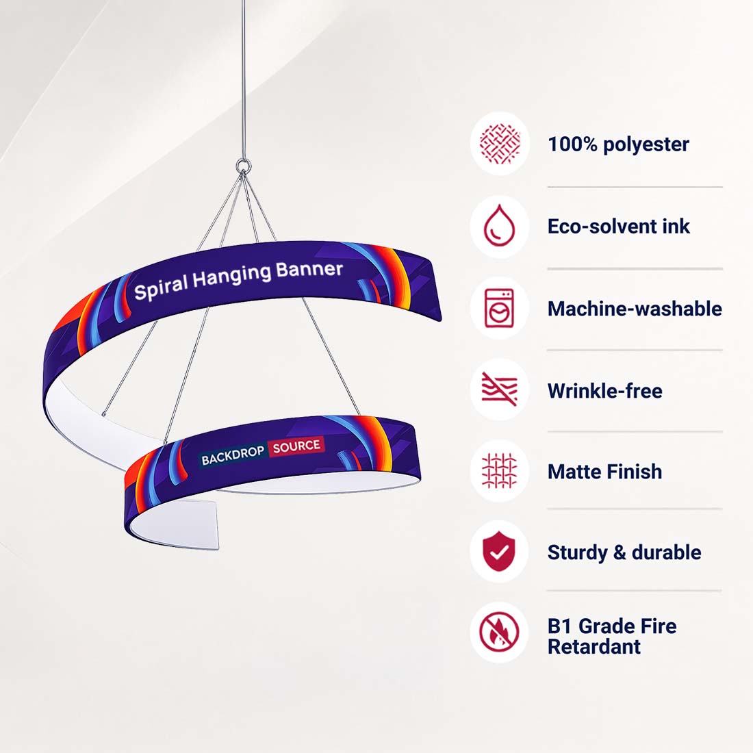 Spiral Hanging Banner