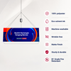 Backlit Rectangle Fabric Hanging Banner