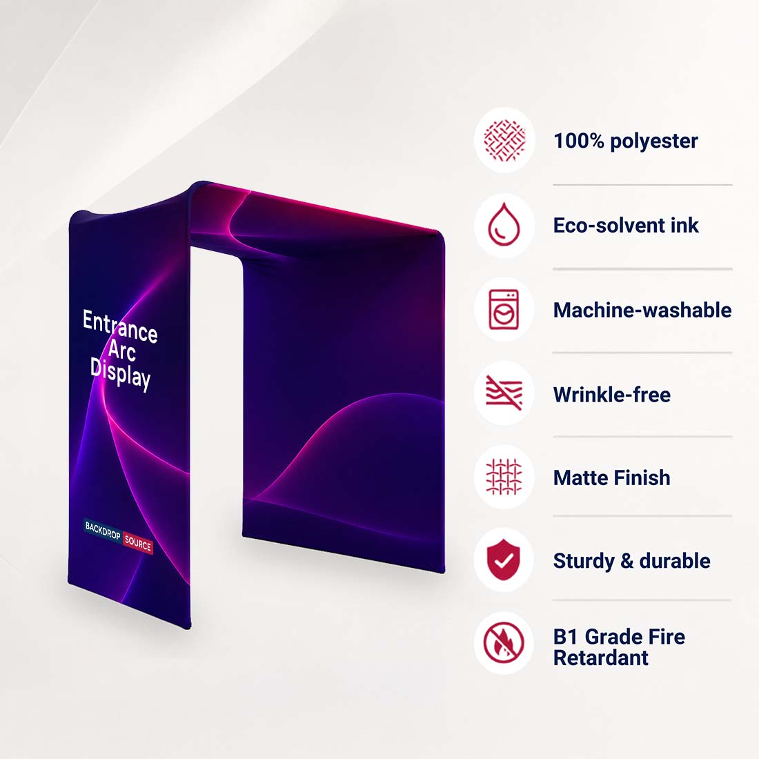 Entrance Arc Display Media Wall for Exhibition Booth