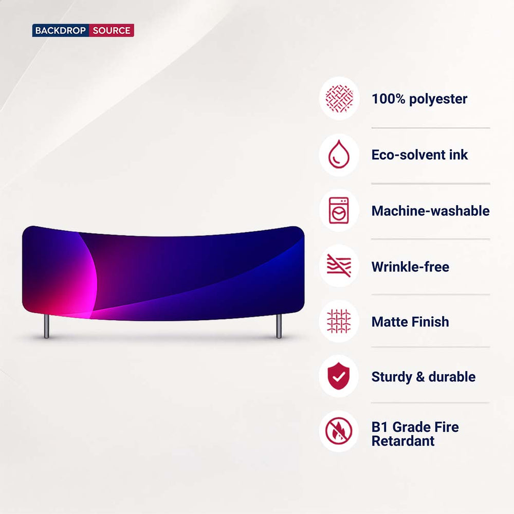 Curved Top Header Display