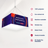 Backlit Cubic Fabric Hanging Banner