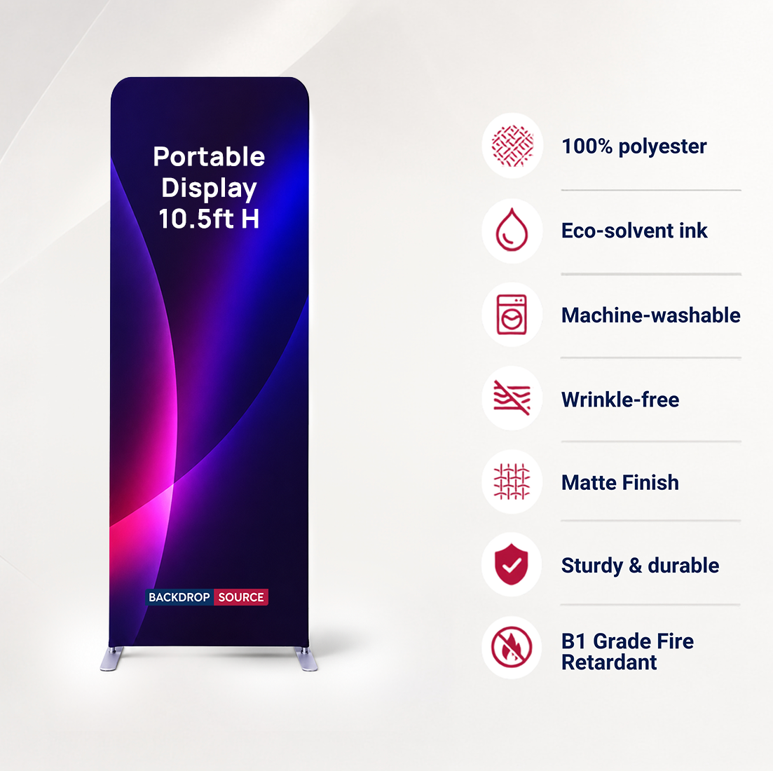 Exhibidor portátil - H-10.5ft