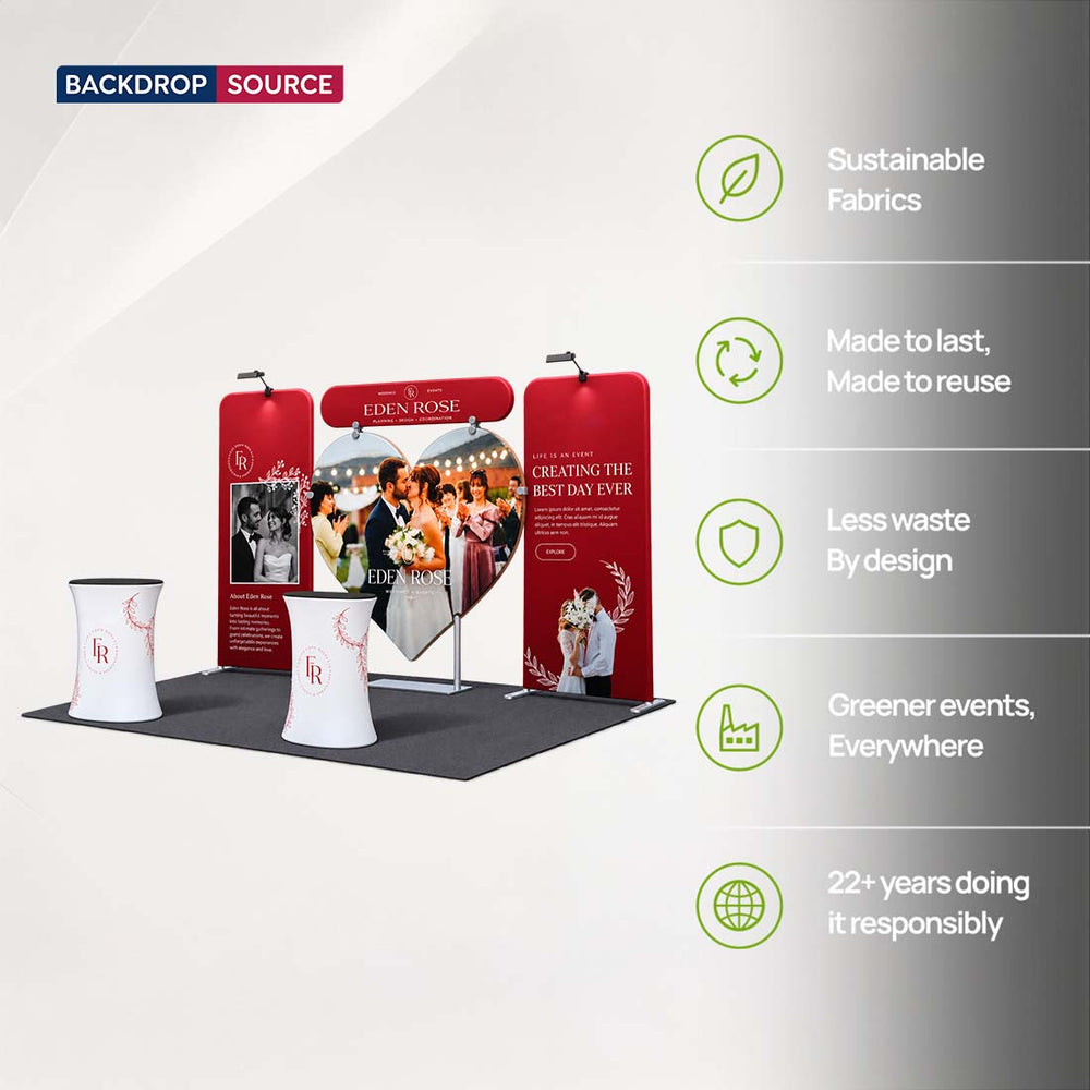 Portable Exhibit Display 10ft x 10ft - Model 38