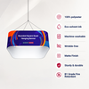 Rounded Square Quad Hanging Banner