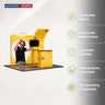 Portable Exhibit Display 10ft x 10ft - Model 6