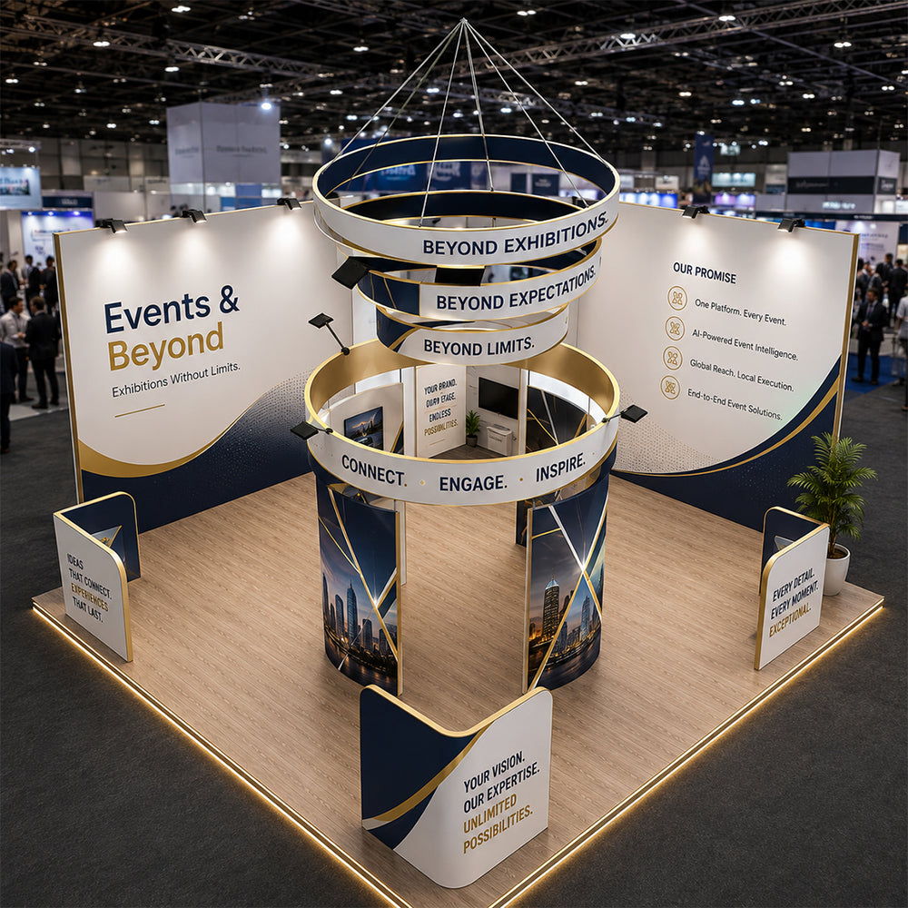 Modular Booth Kits 20ft x 20ft - Model 21